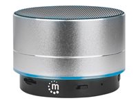 IC INTRACOM MANHATTAN Metallic LED-Bluetooth«-Lautsprecher silber IC INTRACOM MANHATTAN Metallic LED-Bluetooth«-Lautsprecher silber