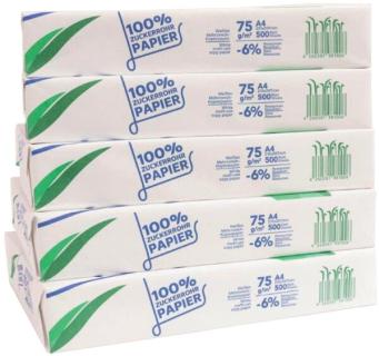 Kopierpapier Calima Zuckerrohrpapier, A4, 75g, 100% Tree Free