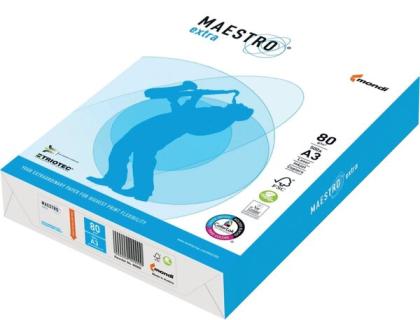 Kopierpapier Maestro Extra, 80 g DIN A3, holzfrei, weiß