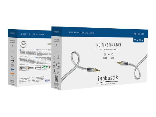 IN-AKUSTIK Klinke Audio Anschlusskabel [1x Klinkenstecker 3.5 mm - 1x Klinkenst