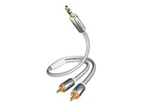 IN-AKUSTIK Premium Audio Kabel 3,5 mm Klinke - Cinch 3,0 m