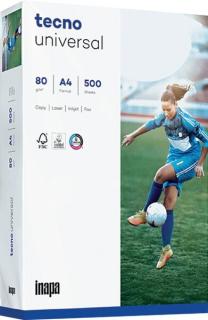 Kopierpapier tecno universal A4 80g weiss, 2-fach gelocht