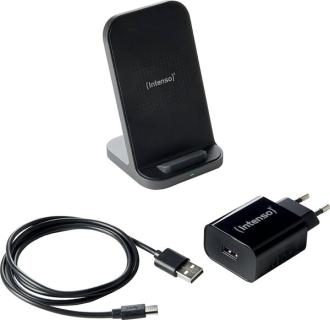 Wireless Charger BSA2, schwarz mit Standfuß, max. 15 Watt