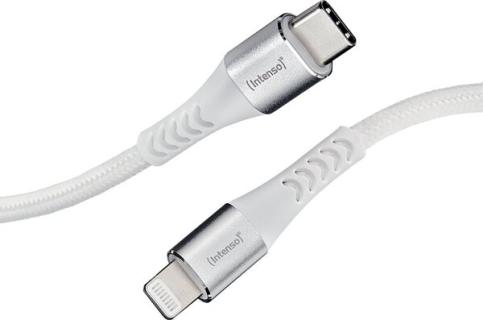 Intenso USB C/Lightning Kabel C315L 1,5 m weiß