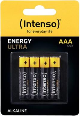 INTENSO Alkaline Batterien Micro AAA 1.5V [4er Pack] (7501414)