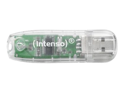 INTENSO Stick USB2.0 FD  32GB INTENSO Rainbow Line [transparent] rt
