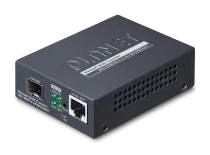 PLANET TECHNOLOGY Web/SNMP Man to MiniGBIC - Converter - Glasfaser (LWL)