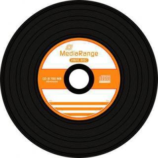 CD-R  MediaRange 700MB  50er Spindel Vinyl Black