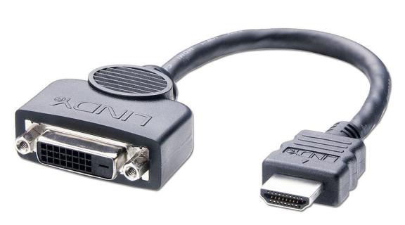 Lindy HDMI Stecker / DVI-D Buchse Adapterkabel 0.2m (41227)