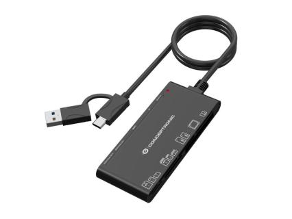 CONCEPTRONIC 7-in-1 Card Reader USB3.0,2xSD,2xMicroSD,MS,CF