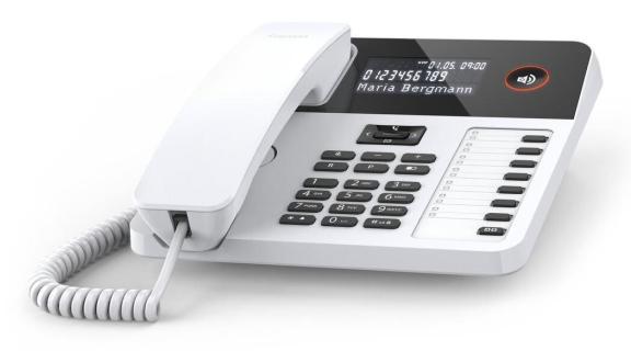 GIGASET DESK 600 weiss schnurgebundenes Tisch- und Wandtelefon