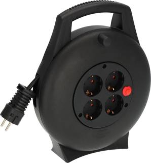 BRENNENSTUHL Vario Line Kabelbox 4-fach,10m,Indoor Kabeltrom