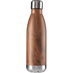 Isolierflasche Wood braun 0,5 l