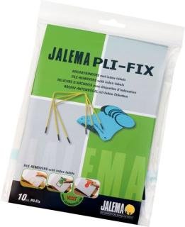 Archivbinder, Pli-Fix gelb,U-förmiger Binder aus Drahtmetall für Altablage