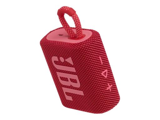 JBL Go 3 Bluetooth Lautsprecher Wasserfest, Staubfest Rot JBL Go 3 Bluetooth Lautsprecher Wasserfest, Staubfest Rot