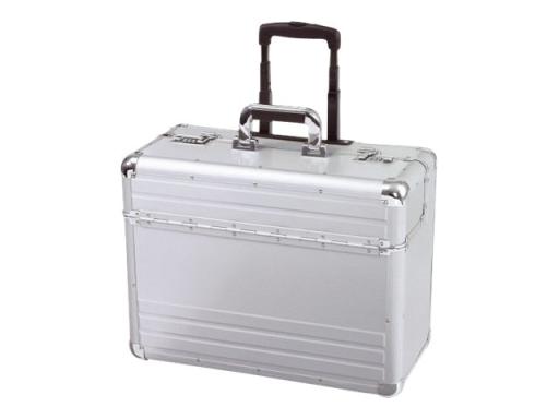 JÜSCHA ALUMAXX Notebook Koffer Aluminium arretierbares Teleskoptrolleysystem ve