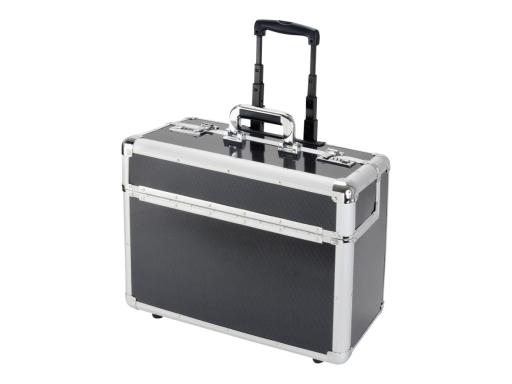 JÜSCHA ALUMAXX Pilotenkoffer CARBON, Aluminium, silber / carbon (45129)