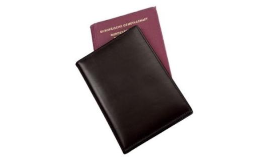 JÜSCHA Alassio Reisepasshülle "RFID Document Safe", Nappaleder