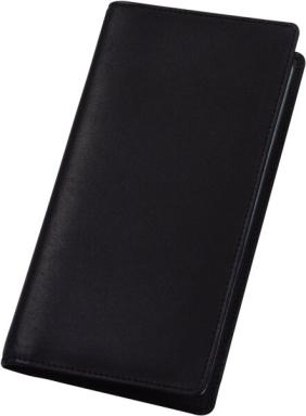 JÜSCHA Alassio Visitenkarten-Album, für 120 Karten, Leder, schwarz Maße: (B)112