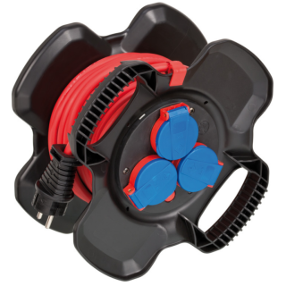 BRENNENSTUHL 1169710100 Kabeltrommel 10 m Rot Schutzkontakt-Stecker