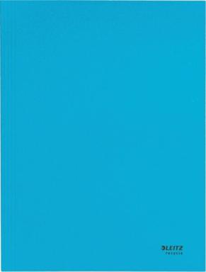 Jurismappe Recycle, DIN A4, aus 430 g/qm Karton, blau, 3 Klappen,