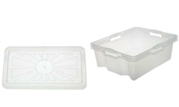KEEPER OKT Deckel für Aufbewahrungsbox "Multi-Box L + XL" transparent, Material
