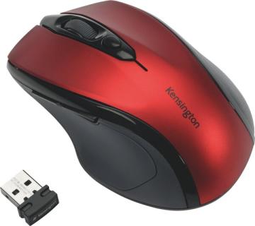 Pro Fit Wireless Maus, rubinrot ergonomisch, für Rechtshänder