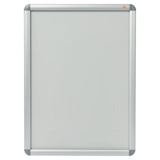KENSINGTON NOBO Plakatrahmen 500 x 700 mm, inklusive Befestigungsset 32 mm silb
