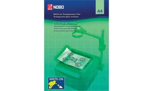 KENSINGTON NOBO Schreibfolie, DIN A4, transparent, 120 my für Direktbeschriftun