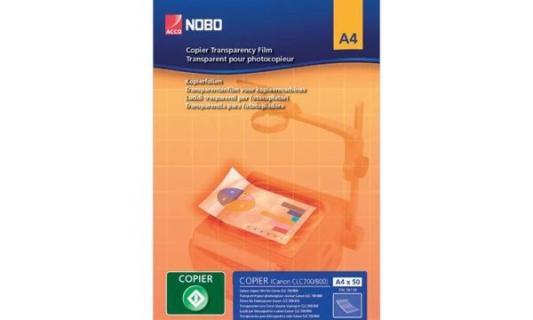 KENSINGTON Nobo Transparency Film A4 - Doppelseitig beschichtete Transparentfol