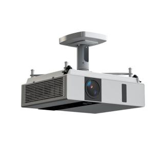 Projektor-Halterung Comfort 10, silber, Abstand Projektor/Decke 13 cm