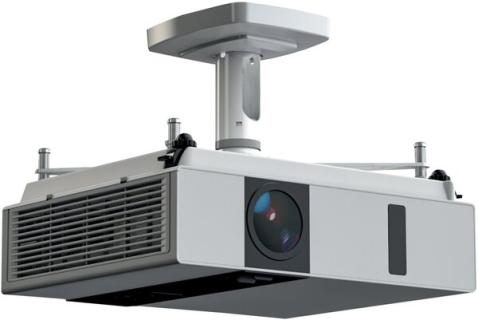 Projektor-Halterung Comfort 10, weiß, Abstand Projektor/Decke 13 cm