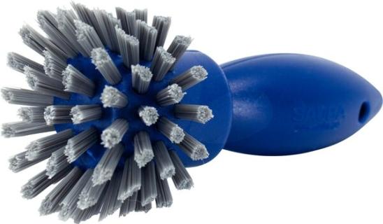 Steckdosenbürste Uno blau/grau 