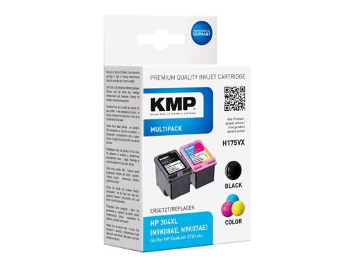 KMP Tintenpatrone ersetzt HP 304XL (N9K08AE, N9K07AE)