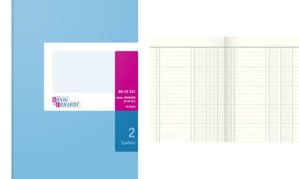 KÖNIG & EBHARDT Spaltenbuch DIN A5, 2 Spalten, 40 Blatt (58615511)
