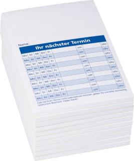 Terminzettel A7 50 Blatt pro Block 10-er Pack