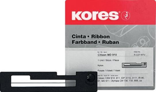 KORES Farbband für CITIZEN MD910, Nylon, violett