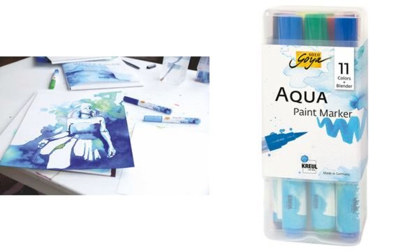 KREUL Aqua Paint Marker SOLO Goya, Powerpack (57602210)