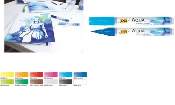 KREUL Aqua Paint Marker SOLO Goya, olivgrün (57602238)