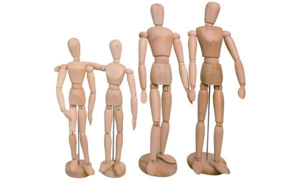 KREUL Gliederpuppe SOLO Goya, männl ich, Höhe: 200 mm (57601646)