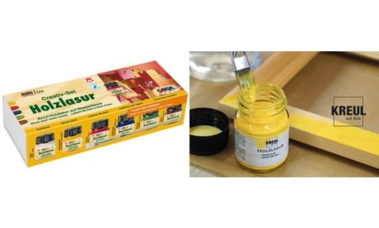 KREUL Holzlasur, Creativset 6 x 20 ml (57602231)
