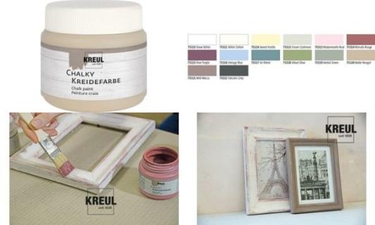KREUL Kreidefarbe Chalky, Pure Purp le, 150 ml (57602047)