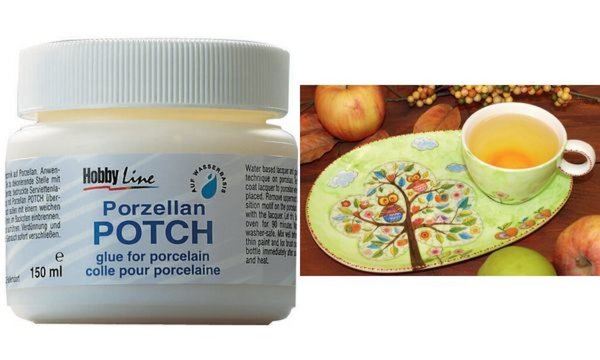 KREUL Servietten-Lack & Leim Porzel lan POTCH, 150 ml (57601722)