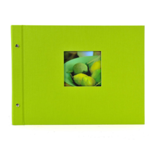 GOLDBUCH Bella Vista grün  39x31 Schraubalbum 40 weiße Seiten
