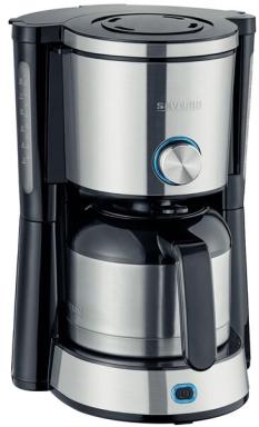 Kaffeemaschine KA 4845 f. 8 Tassen 1 L, edelstahl/schwarz, max. 1000W