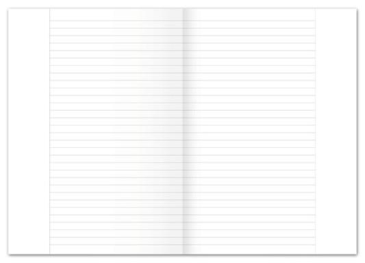 Kanzleibogen, LIN.25, 80g/qm, liniert, mit Rand, 250 Bogen, gefalzt A3