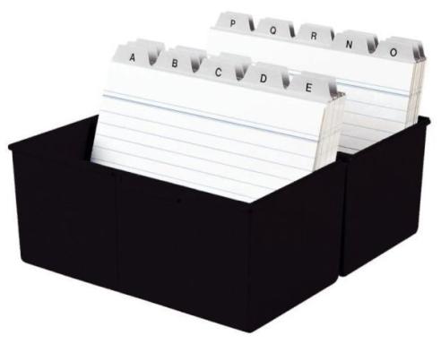 Image Karteibox_A6_quer_f400_Karten_schwarz_165x95x143mm_img3_4379084.jpg Image