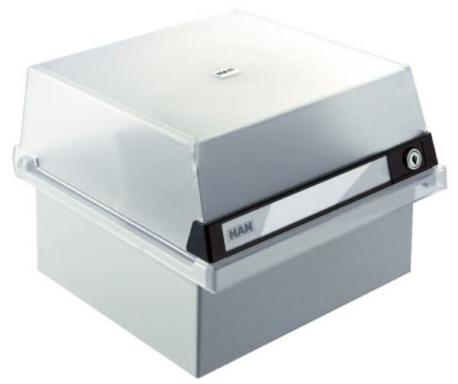 Karteikasten A7 quer grau Special Edition f.ca 900 Karten