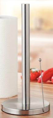 Küchenrollenhalter SAM aus mattiertem Edelstahl