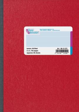 Image Kladde_A5_kariert_holzfrei_96_Bl_kariertrot_img8_4391132.jpg Image